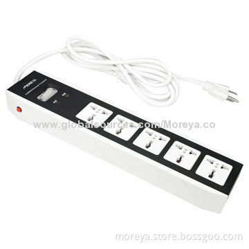 Extension Sockets of Universal Standard for AU, EU, UK,US Usage with Surge & Overload Protection